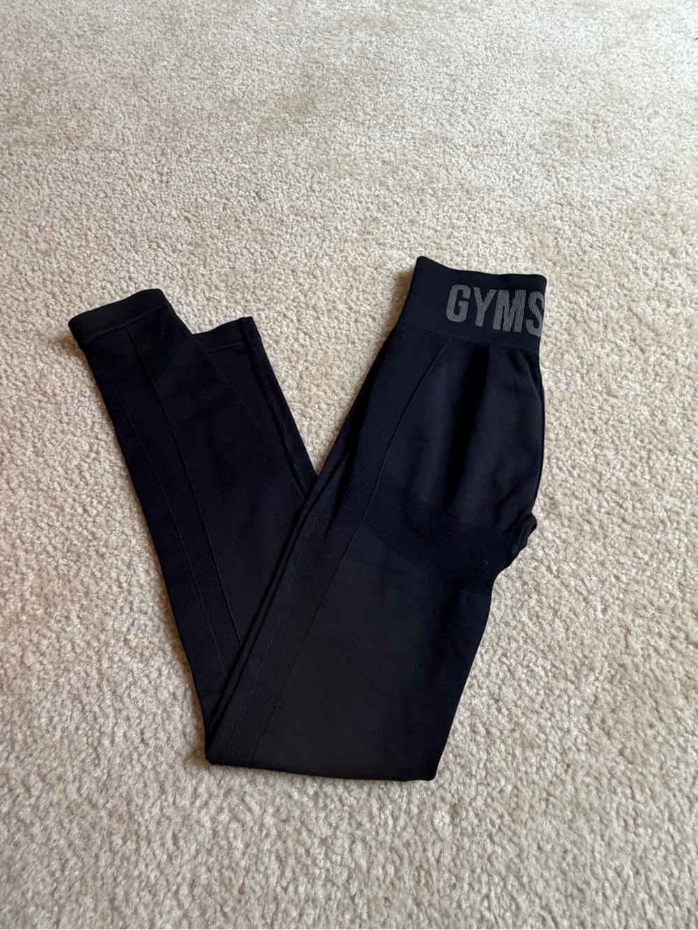 Gymshark Flex High Waisted Seamless Leggings Black XS
